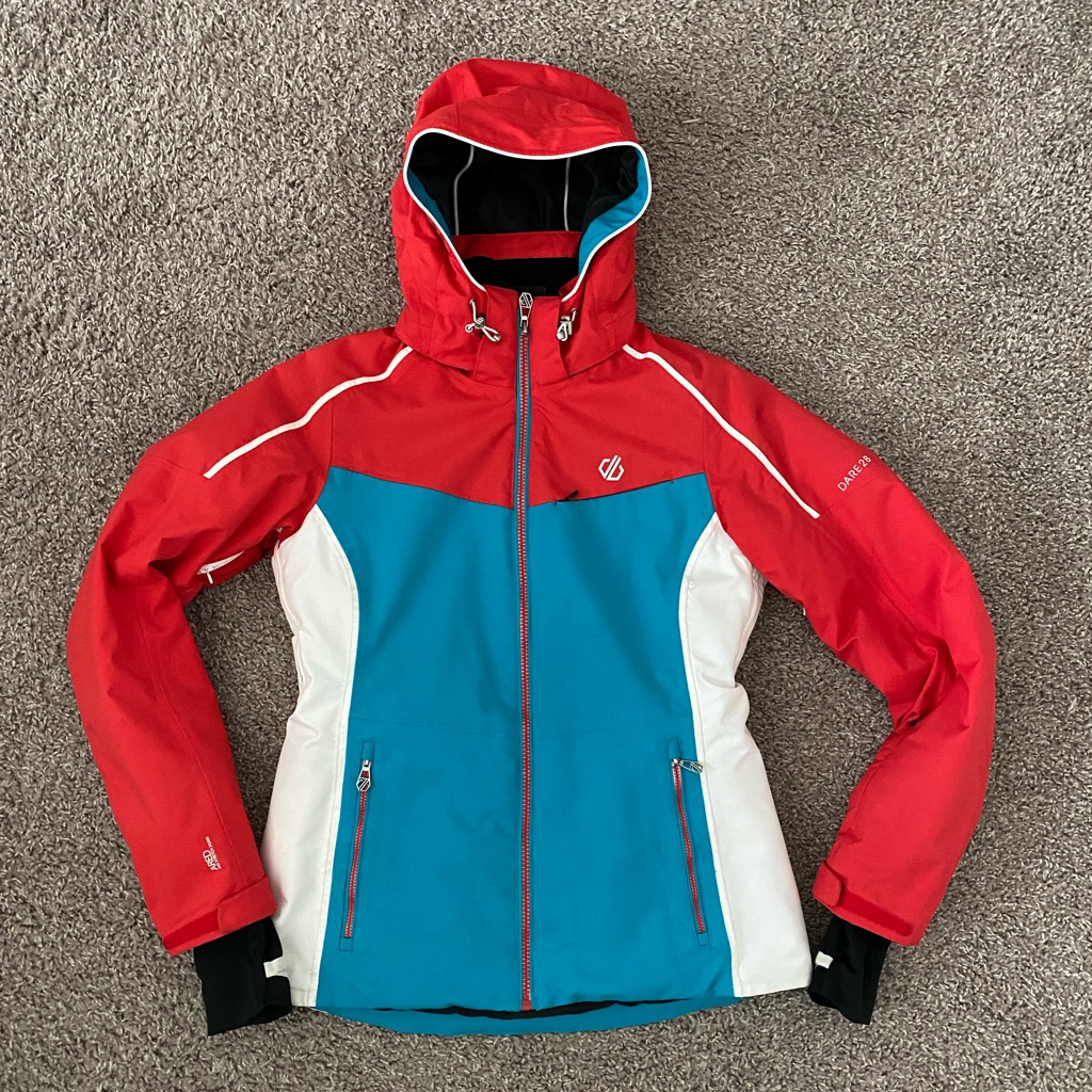 Dare2b Red And Blue Insulated Ski Jacket Women’s Small 6